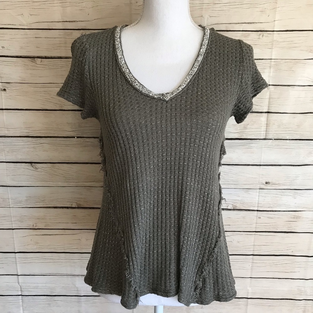 Juicy Couture Olive Green Boho Top